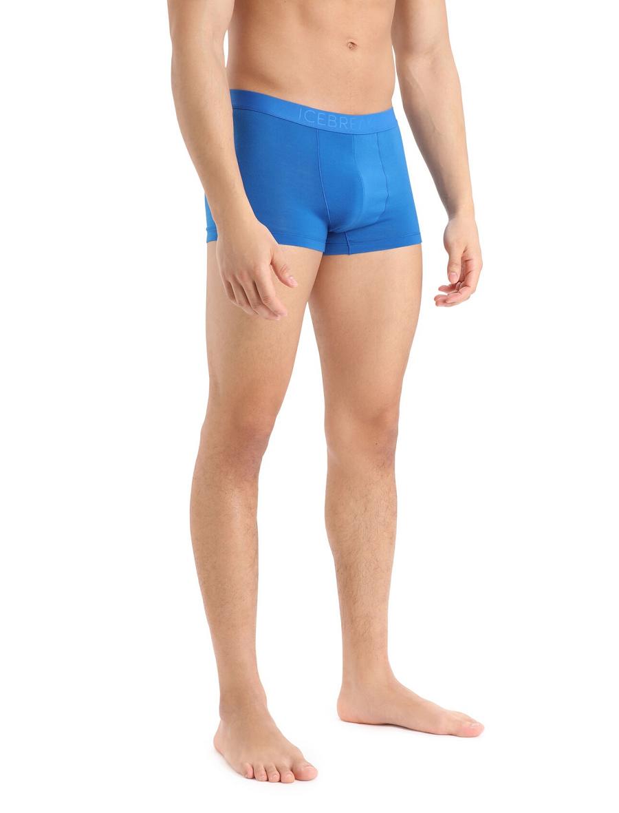 Icebreaker Cool-Lite™ Merino Anatomica Trunks Férfi Fehérnemű Kék | HU 1289QMAZ